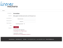 Tablet Screenshot of meldungen.literar.at